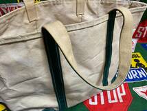 ★希少なビッグサイズ★Made in USA製アメリカ製L.L.BEANエルエルビーンビンテージボートアンドトートBOAT AND TOTE80s80年代生成×緑OLD_画像7