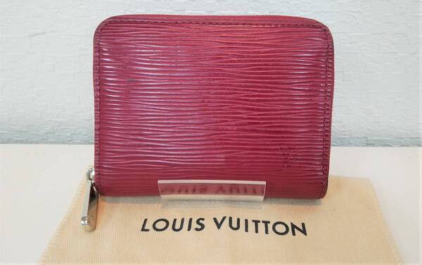 66317 ☆ LOUIS VUITTON ルイヴィトン M60383 エピ ジッピー・コインパース LV コインケース 中古 【美品】