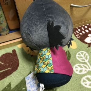 新品 未使用 富岡 義勇 鬼滅の刃 でっかい ぽふっと ぬいぐるみ 胡蝶しのぶ とみおか ぎゆう ともぬい 鬼滅 きめつ 人形 かわいい 定形外の画像3