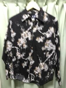  Takeo Kikuchi long sleeve shirt rockabilly peace pattern V57