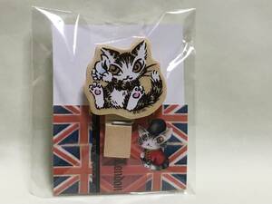 即決★わちふぃーるど 猫のダヤン 非売品　木製ピンチ　シェルベビー　洗濯ばさみ　ノベルティ　新品・未使用　ねこ・ネコ