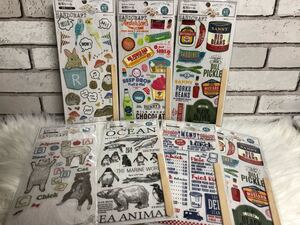 転写シール DIY スティック付き 7枚 セット まとめ売り