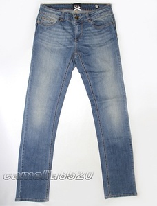 ツインセット Twin Set Jeans ストレートフィット デニムジーンズ USED加工 W28 イタリア製 未使用 展示品 