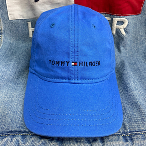 USA正規品 トミーヒルフィガー TOMMY HILFIGER ストラップバック キャップ 帽子 ローキャップ 空色 クラシックロゴ サイズ調節可 新品