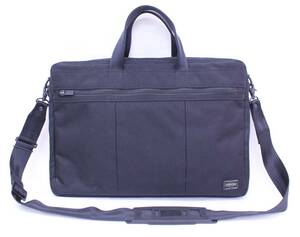 Y4205* secondhand goods * Porter Yoshida bag 2WAY briefcase attache case black 