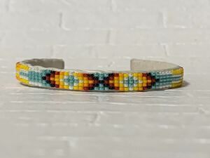  Indian jewelry bangle bracele Navajo Navajo bangle beads Work beads braided si-do beads neitib Kids 