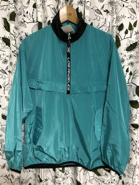 新品 X-LARGE NYLON PULLOVER JACKET S 定価14,300円 Teal エクストララージ xlarge jkt ジャスティン