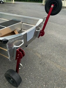  equipped .. out . not, boat inside from lever . top and bottom,/7.2kg aluminium BEE Surf Dolly 2+ non punk wide tire attaching 