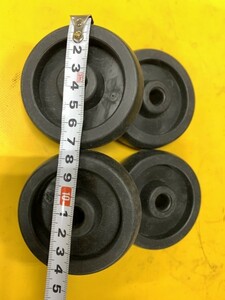  outer diameter 73mm. resin made tire /4 pcs set 