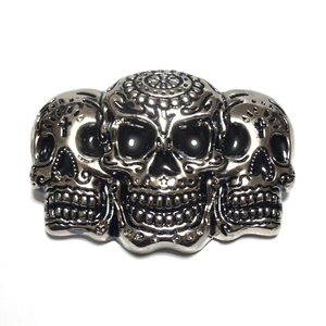 [ belt buckle ]meki deer n* Skull skeleton gaikotsu skull Mexico #2