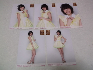(　藤江れいな　【　2014 june 公式写真 5枚セット♪美品　】　元AKB48 NMB48