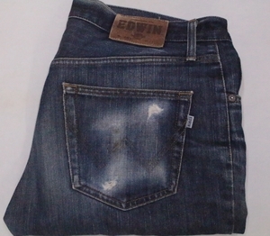 USED EDWIN domestic production G bread W35 corresponding atmosphere * American Casual old clothes jeans li Pro reissue Edwin 