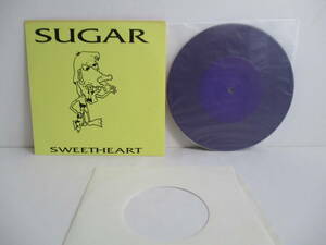 ■EP■ 7” カラー盤 美盤 / SUGAR Sweetheart Live 2-20-92 40 Wait Athens Georgia PURPLE Vinyl