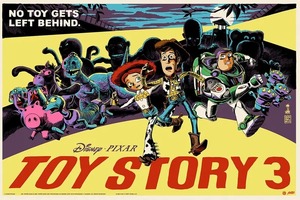 【即決 MONDO 315枚限定ポスター】Toy Story 3 トイ・ストーリー3 スクリーンプリント ピクサー Pixar トイストーリー