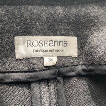 【即納】 ROSEanna ローズアンナ ノーカラーコート コクーンコート ダークグレー 36_画像6