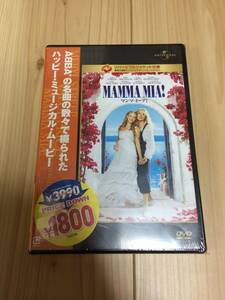 名作　マンマ・ミーア!　ABBAのヒットナンバーをベースに構成され世界中で大ヒットとなったミュージカルを映画化　DVD