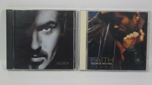 ジョージ・マイケル CDアルバム 2枚セット「フェイス/FAITH EPIC32・8P-231」「オールダー/OLDER VJCP-25222」ＷHAM GEORGE MICHAEL　L