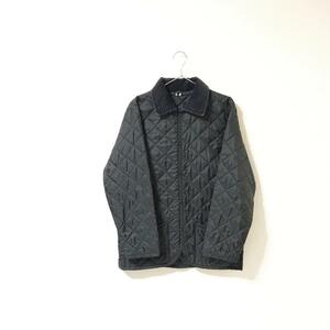 ★ラベンハム LAVENHAM le panier★メンズ キルティング ジャケット ブルゾン 中綿 黒 ブラック size UK US 36 管:B:01