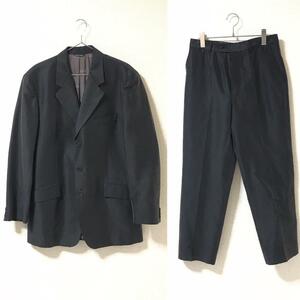 * Moschino MOSCHINOchi-p& Schic CHEAP&CHIC* men's linen rayon 3B total reverse side suit setup size E52 USA42 tube :B:01