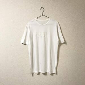 ★EMPORIO ARMANI エンポリオアルマーニ★メンズ SPORT ロゴ プリント Tシャツ 白 ホワイト size XL コットン 半袖