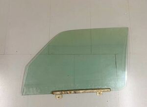  Benz W116 left front door glass 