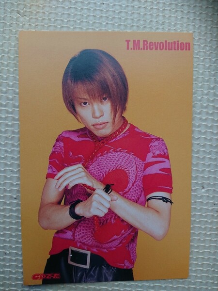 T.M.Revolution CDデータ付録 ポストカード 値下げしました！！