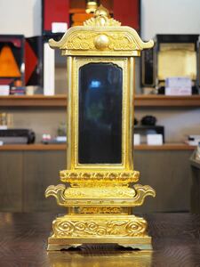 60 year thing extra-large unused goods 10 size height original front gold memorial tablet temple . oriented pillar attaching writing brush return seat wide width 