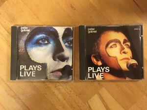 (Full Silver/西独盤）Peter Gabriel / Plays Live (Made in West Germany 4012-2) 2枚組／西ドイツ/ピーター・ガブリエル