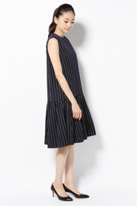 IENA* Iena ×. direct . stripe tia-do One-piece 38 beautiful goods 