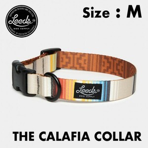 【送料無料】Leeds Dog Supply リーズドッグサプライ 　COLLAR 首輪 CALAFIA Mサイズ