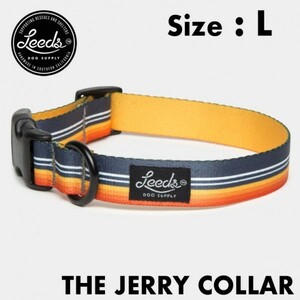 【送料無料】Leeds Dog Supply リーズドッグサプライ COLLAR 首輪 JERRY Lサイズ