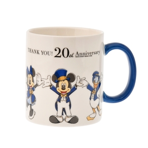 ミッキー＆フレンズ マグカップ TOKYO DISNEY RESORT STORE 20th Anniversary　ディズニー　売り切れ品