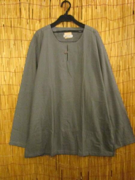 ④新品＊男女兼用＊コットン素材＊一つボタン＊ロングスリーブ＊プルオーバー＊３ＸＬ