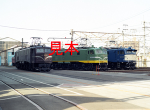 鉄道写真645ネガデータ、119300710007、EF58-125＋EF58-93＋EF58-89、大宮工場、1999.10.23、（3939×2885）