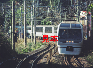鉄道写真645ネガデータ、119700890004、251系特急スーパービュー踊り子号、JR東海道本線、根府川～早川、1999.11.25、（4484×3284）