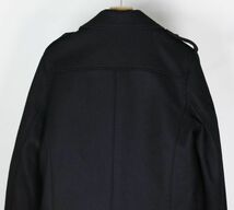 14AW saint laurent paris サンローランパリ メルトン ミリタリー ショート コート ブルゾン　46 黒 b3544_画像5