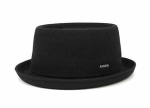  beautiful goods including carriage Kangol pork pie hat BAMBOO MOWBRAY KANGOL black black soft hat hat 