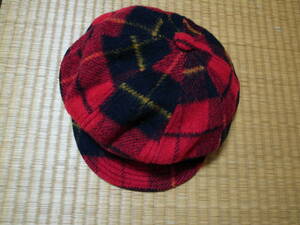 [ free shipping ]*ROSE BUD Rose Bud * tartan check Casquette cap hat * tweed 