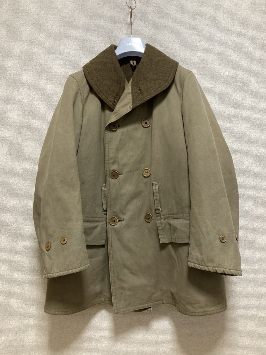 40s】古着 Mackinaw Coat マッキーノ ダック ムートン ボア | e
