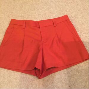 ショートパンツ オレンジ色 ユニクロ あったかショートパンツ 短パン ショート丈