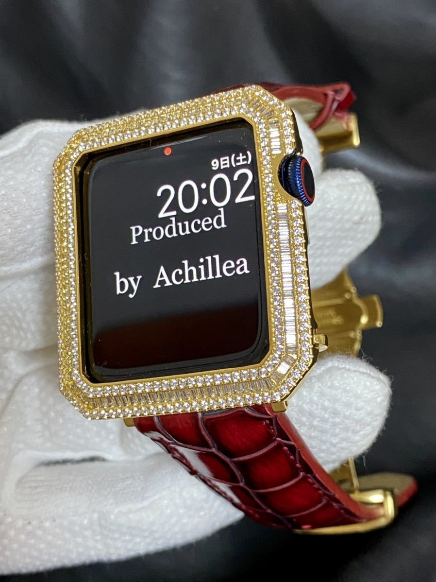 超歓迎された】 即日発送☆44mm40mm☆アップルウォッチカスタムベゼル ...