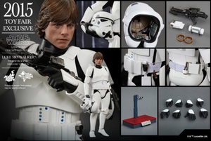 ★3/31(日)まで最終値下げ★ラスト★9年前2015年★Hottoys 数量限定 1/6 ルーク・スカイウォーカー(ストームトルーパー版)★新品未使用★