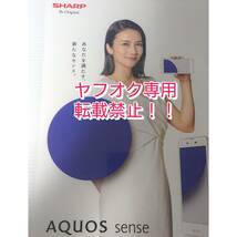 未使用品☆柴咲コウ★クリアファイル★AQUOS sense★シャープ　SHARP★非売品_画像2