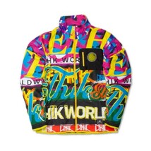 BD63)ETHIK WORLDWIDE ABSTRACT POLARフリースジャケット(FW20245)/XL/USサイズ_画像1