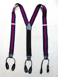 smart turnout suspenders England made Britain made navy dark red Smart Turn out 