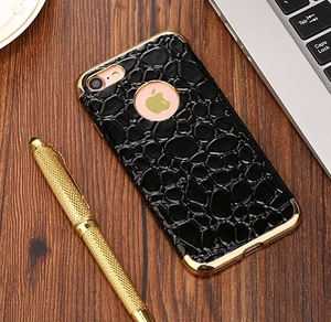 iPhone7/iPhone8/iPhone SE2(SE no. 2 generation ) combined use SULADA Bulgari Serieswani pattern case black 