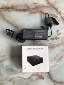 DJI MAVIC PRO 用 四連充電ハブ と ACアダプター ほぼ未使用品