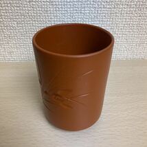 ▲古い湯呑 庫山 5客 中古品 おまけ桐箱付き 陶器製_画像4