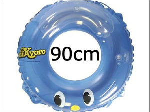 # rare ( junk treatment )nikyoro swim ring blue 90cm package equipped 