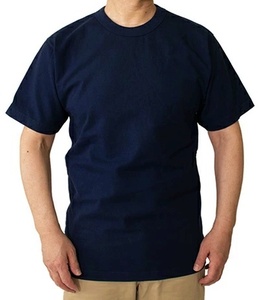 LOS ANGELES APPAREL 8.5oz GARMENT DYE T-SHIRT ネイビー/Mサイズ[新品]